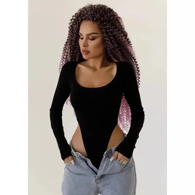 Long Sleeve Fashion Bottoming Shirt Black 3 - Shop at LoveMi