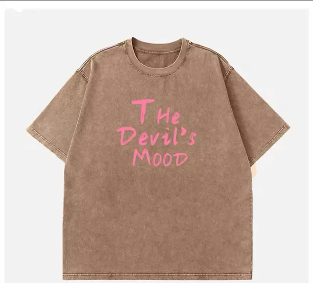 Pickled Women's Vintage Cotton T shirt Washed Brown - Shop at LoveMi