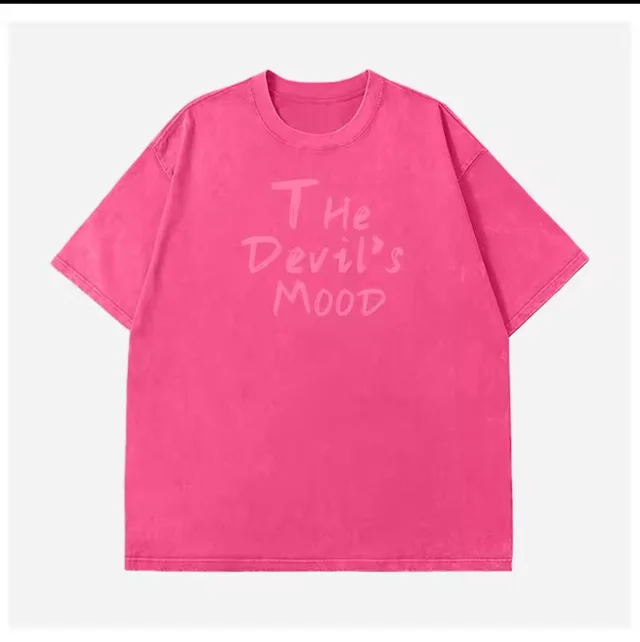 Pickled Women's Vintage Cotton T shirt Washed Rose Red - Shop at LoveMi