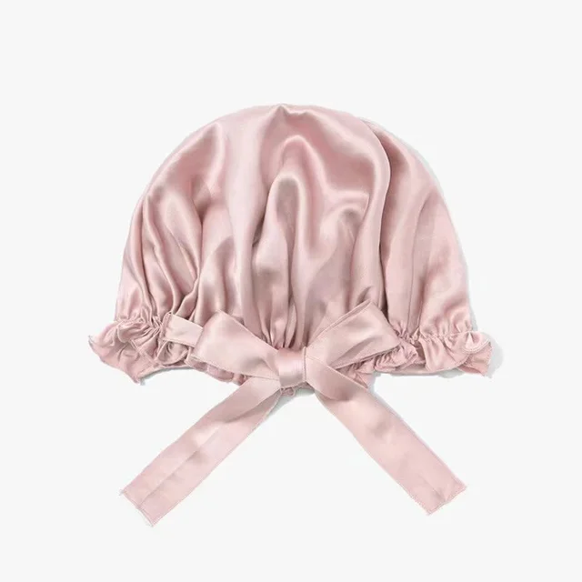 Silk Bow Silk Adjustable Nightcap Pink - Shop at LoveMi