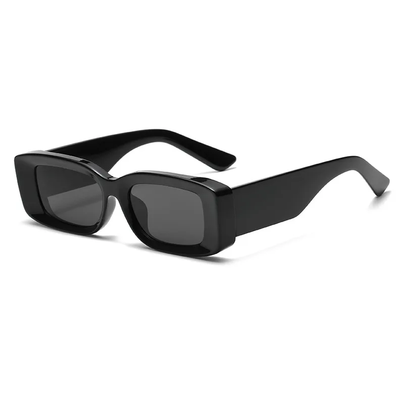 Square Sunglasses Retro Fat Edge Thick Frame Glasses C1 - Shop at LoveMi