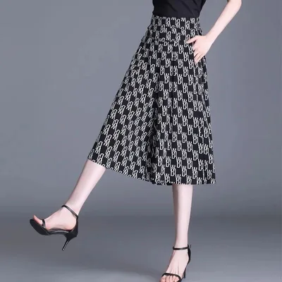 Summer New Chiffon Casual Cropped Loose Pants Letters - Shop at LoveMi