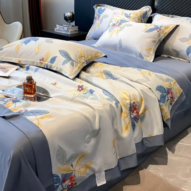 Cool Washed Ice Silk Summer Blanket Four piece Set Spring And Autumn - Shop at LoveMi
