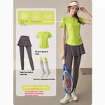 Lemon Yellow Gray T Shirt Set
