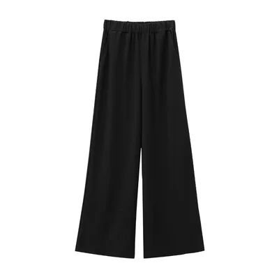 Classic Style Cotton And Linen Halterneck Vest Suit Women's Summer High grade Trousers Black Pants - Shop at LoveMi