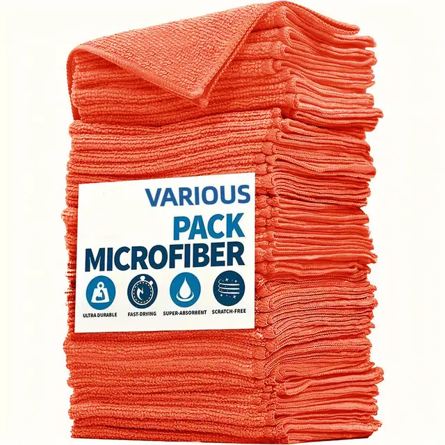Absorbent Cloth Kitchen Home Dishcloth Car Car Cleaning Cleaning Towel Orange - Shop at LoveMi
