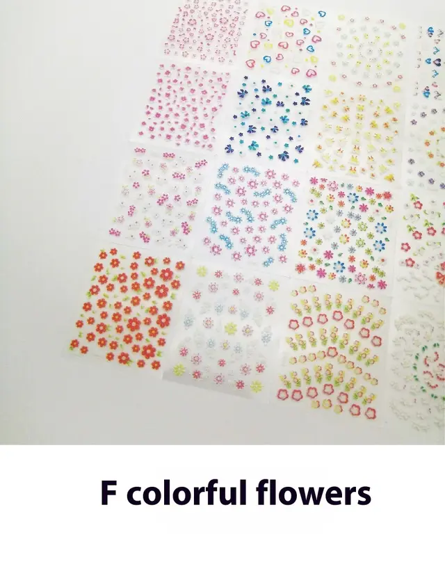 3D Nail Decoration Nail Sticker Set Style 11 - Shop at LoveMi