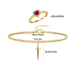 Gold Ring Gold Bracelet