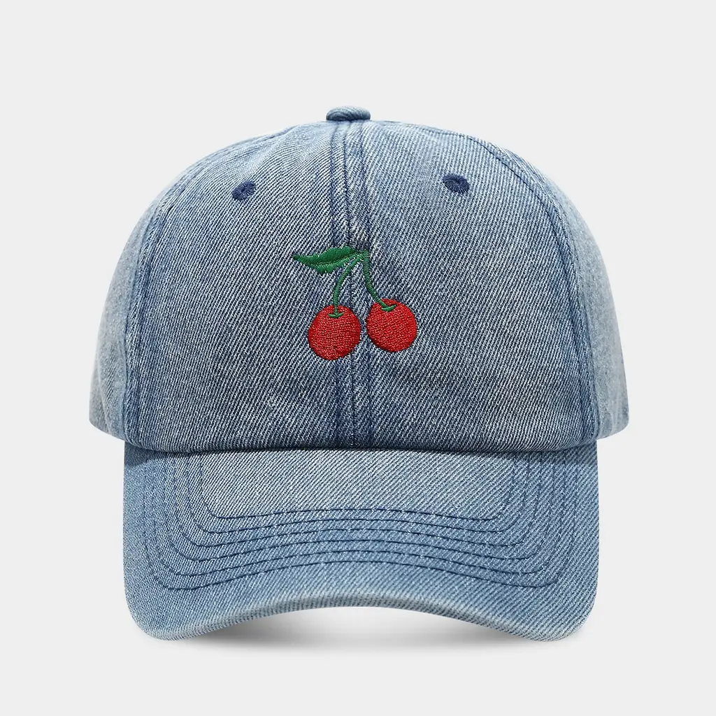 Outdoor Shopping Casual Sun Hat Elegant Baseball Cap - Denim Smalt