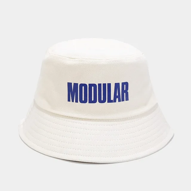 Letters Fisherman Hat Face showing Little Korean Style Students Beige - Shop at LoveMi
