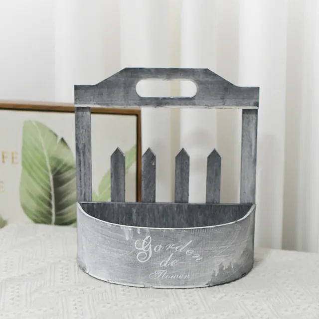 Idyllic And Retro Wall mounted Flower Pot Gray - Shop at LoveMi