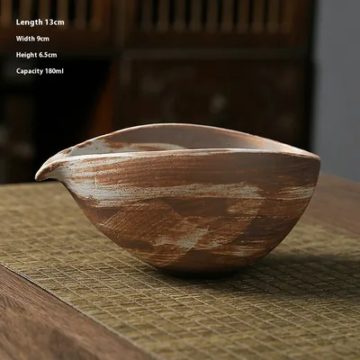 Tea Set For Making Matcha With Coarse Pottery Ceramic Patterned Matcha Bowl - Shop at LoveMi