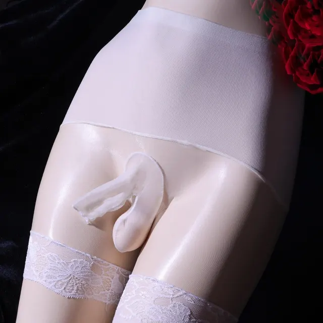 Aurora Seamless Stockings Boxer Briefs Men's Transparent White - Shop at LoveMi