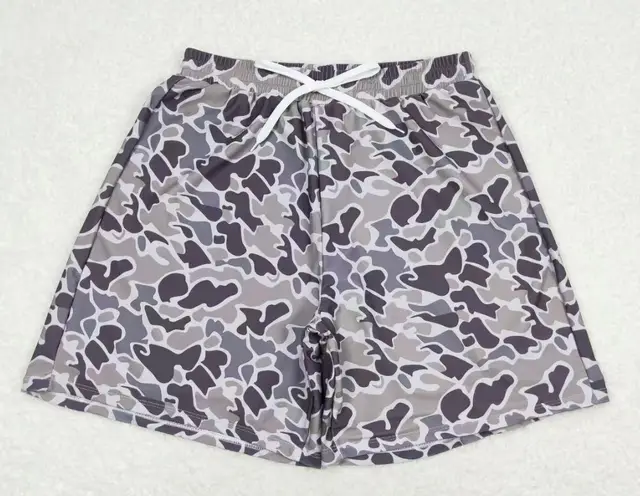 Digital Printing Drawstring Lace up Shorts Casual Printed 2 Purple Thin Waist - Shop at LoveMi