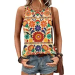 Summer Sleeveless Floral Vest For Women - Color - View 1