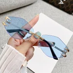 Gold Frame Blue Lens