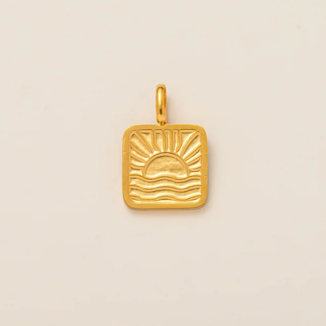 Stainless Steel Accessory Pendant Rainbow Sun Ornament Sun - Shop at LoveMi