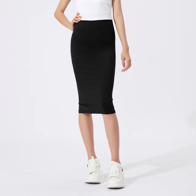 Nude Feel High Waist Hip Lift Sports Running Skirt Black - Shop at LoveMi