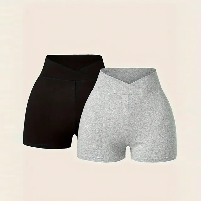 Skinny Pants Short Hip hugger Sexy Women's Shorts Black And Gray - Shop at LoveMi