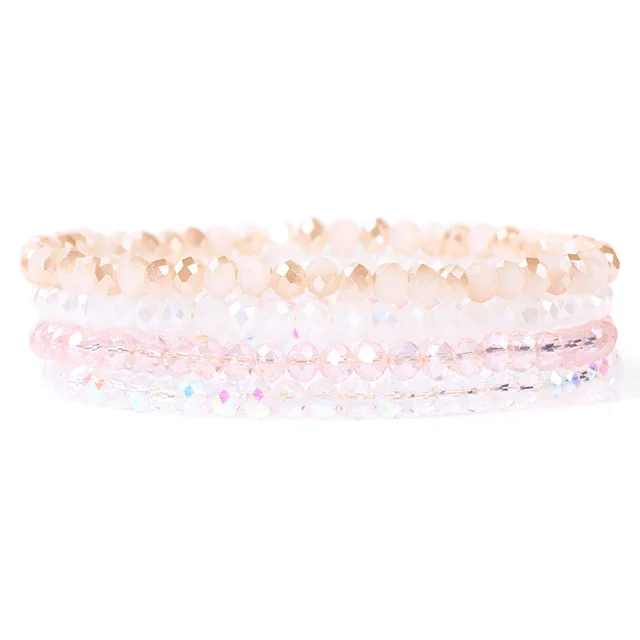 Artificial Crystal Elastic String Bracelet For Women Fk1286 - Shop at LoveMi