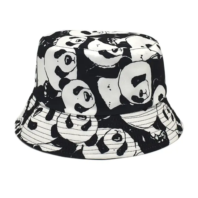 Double sided Wear Bucket Outdoor Sun Hat White - Shop at LoveMi