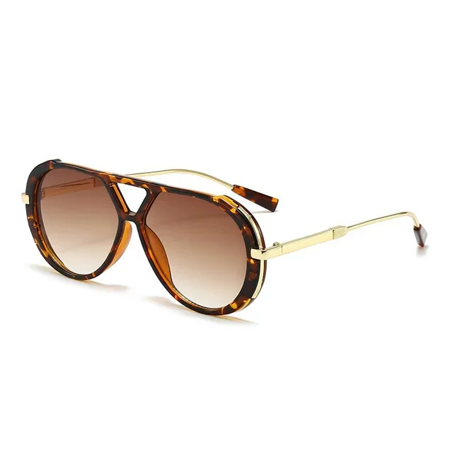 Female Personality All matching Large Rim Sunglasses Hawksbill Box Dried - Shop at LoveMi