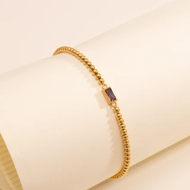 INS Europe And America Cross Border Fashion Birthstone Bracelet For Women January - Shop at LoveMi