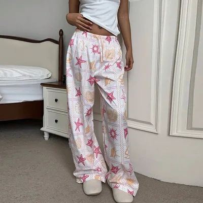 Temperament Leisure Trousers Wide leg Straight Pants Mop Pants Women Color - Shop at LoveMi