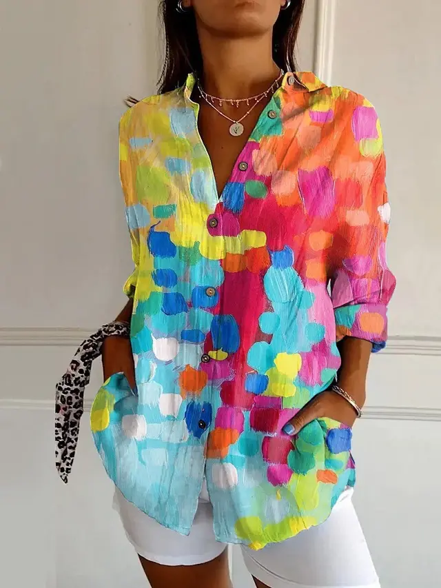 3D Digital Printing Long Sleeve Shirt Top Nccs01Sx1253 - Shop at LoveMi