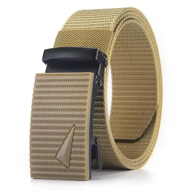 Trendy Outdoor Canvas Belt Korean Style Khaki - Shop at LoveMi