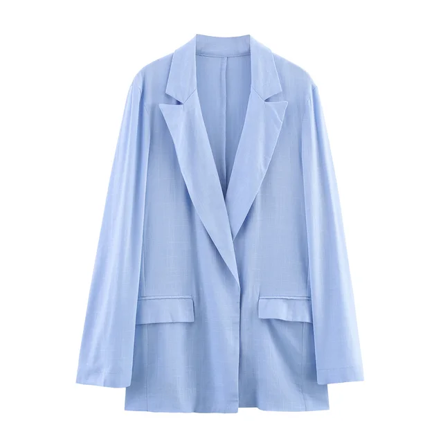 Pleated Cardigan Suit Jacket Wide Leg Pants Suit Top - Shop at LoveMi