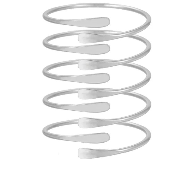 Retro Fashion Twisted Winding Alloy Animal Bracelet Armband Silver 5 Pack - Shop at LoveMi
