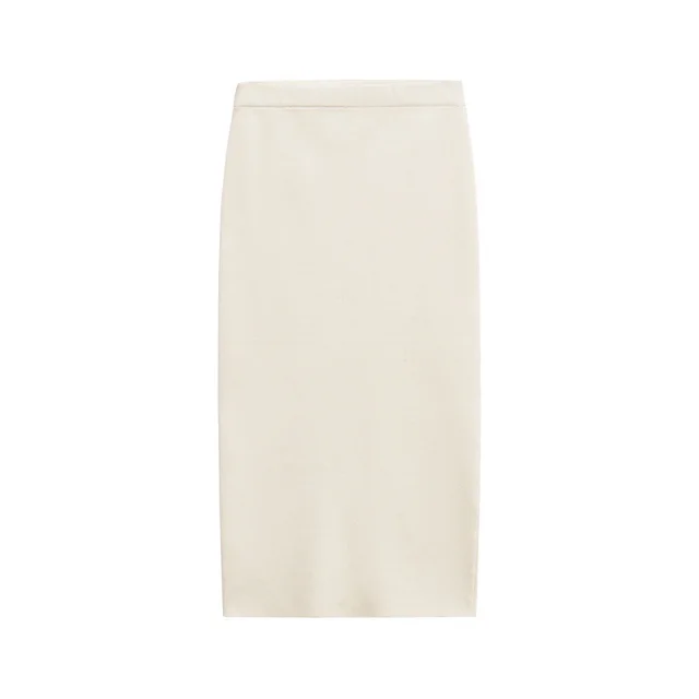 New Round Neck Belt Knitted Top Knitted Simple Temperament Midi Dress 4192063 Suit Skirt - Shop at LoveMi