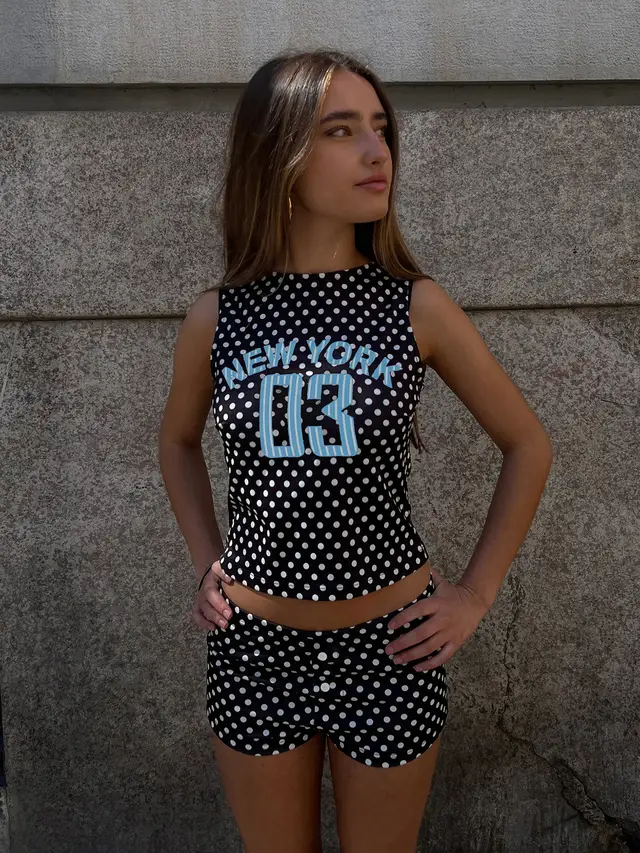 Street Sports Digital Printing Sleeveless Tank Top Shorts Casual Suit Black - Shop at LoveMi