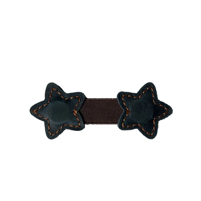 Crazy Horse Leather Magnetic Bookmark Retro Dark Blue - Shop at LoveMi