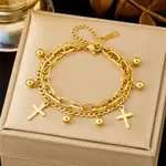 513 Round Beads Cross
