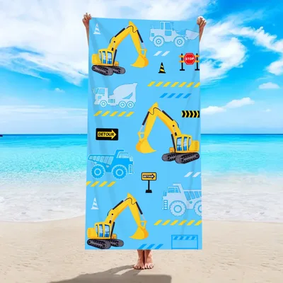 Quick drying Microfiber Beach Bath Towel Double sided Velvet St174 150X75Cm - Shop at LoveMi