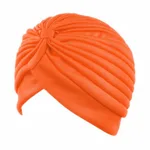 Toque Ethnic Turban Watermelon Nightcap - Orange