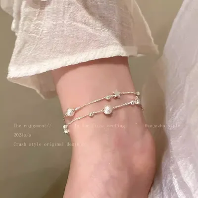 Vintage Pearl Bracelet Female Ins Style High Sense S617 Silver - Shop at LoveMi