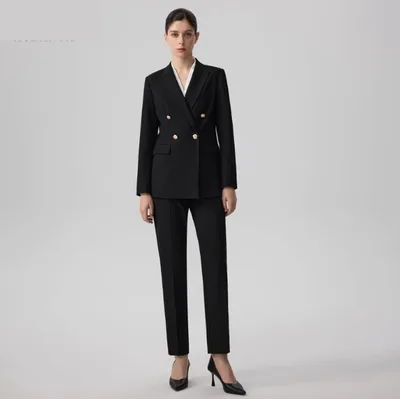 Women's Shirt Suit Pants Springsummer Business Suit Black Suit A - Shop at LoveMi