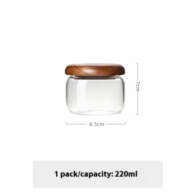 Food Grade Small Round Sealed Storage Tank Small Size 220Ml - Shop at LoveMi
