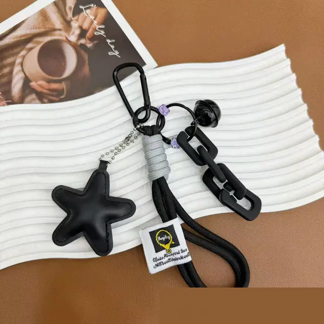 XINGX Keychain Bag Hanging Phone Case Pendant Black - Shop at LoveMi