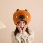 Cute Capybara Head Cover Hat Cartoon Photography Performance Props - Graph Color