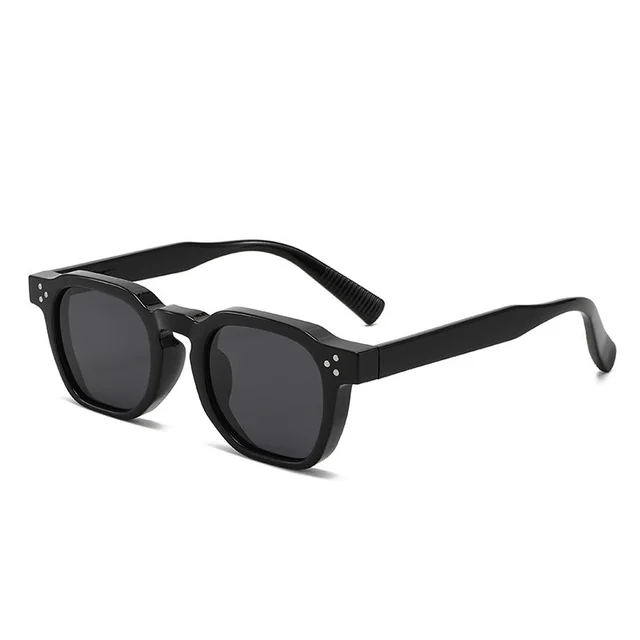 New Korean TR Square Frame Women's UV proof Sunglasses Black - Shop at LoveMi