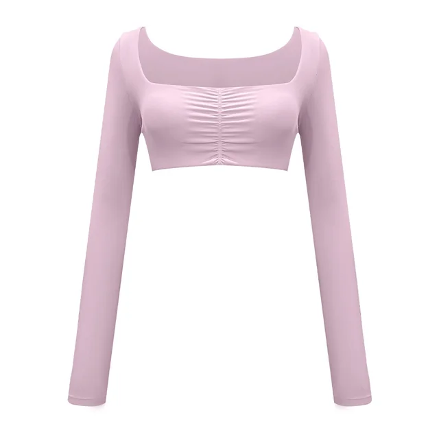 Autumn And Winter New Flared Pants Solid Color Sports Long sleeve Suit Pink Peony Top - Shop at LoveMi