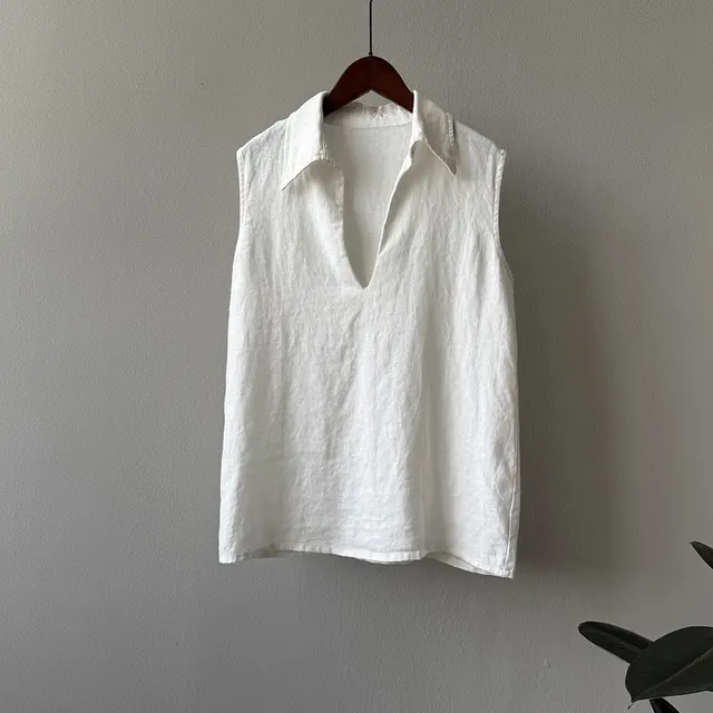Korean Style V neck Shirt Long A Line Skirt Top - Shop at LoveMi