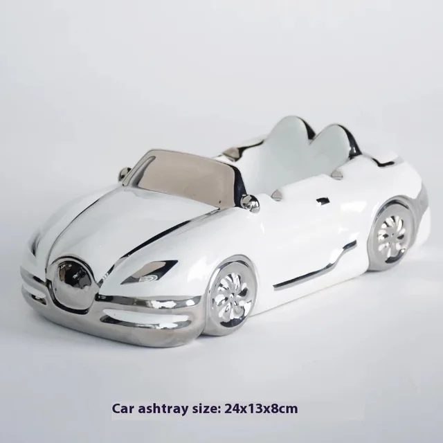 Creative Personalized Car Model Ashtray Small Size Silver - Shop at LoveMi