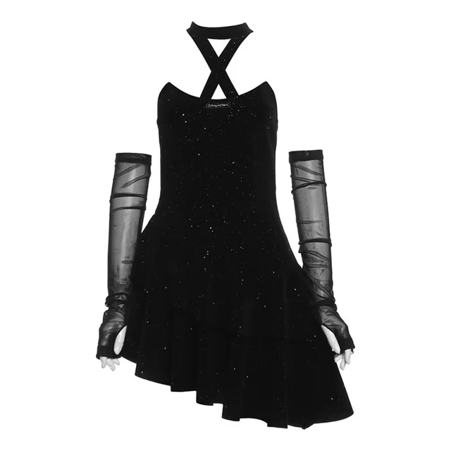 European And American Style Fashion Sexy Tube Top Girdle Short Dress Black - Shop at LoveMi
