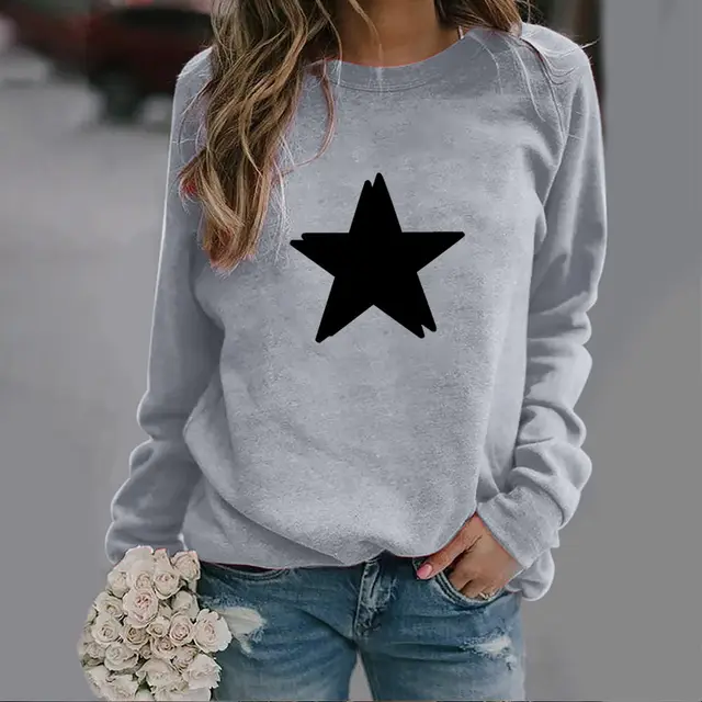 Women's Autumn Printed Sports Top Gray - Shop at LoveMi