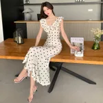 Polka Dot Skirt-S